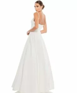 Ieena For Mac Duggal Classic A-Line V-Neck Ballgown Shop For