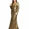 Mac Duggal Chic Metallic Evening Gown (Plus)