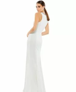 Ieena For Mac Duggal Shop For Embellished Neck Trumpet Gown