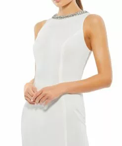 Ieena For Mac Duggal Shop For Embellished Neck Trumpet Gown