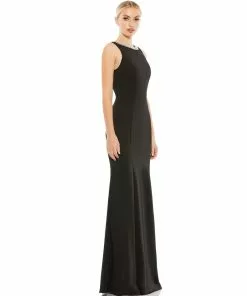 Ieena For Mac Duggal Shop For Embellished Neck Trumpet Gown