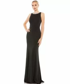 Ieena For Mac Duggal Shop For Embellished Neck Trumpet Gown