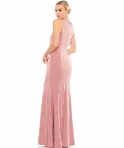 Ieena For Mac Duggal Shop For Embellished Neck Trumpet Gown