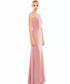 Ieena For Mac Duggal Shop For Embellished Neck Trumpet Gown