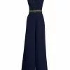 MAC Jumpsuits & Rompers Belted Sleeveless V Neck Jumpsuit | Sample | Sz. 14W