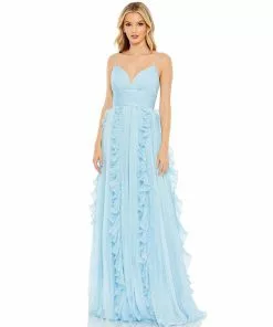 Ieena For Mac Duggal Pleated Sleeveless Flowy Gown Shop For 22 Ieena For Mac Duggal Pleated Sleeveless Flowy Gown Shop For