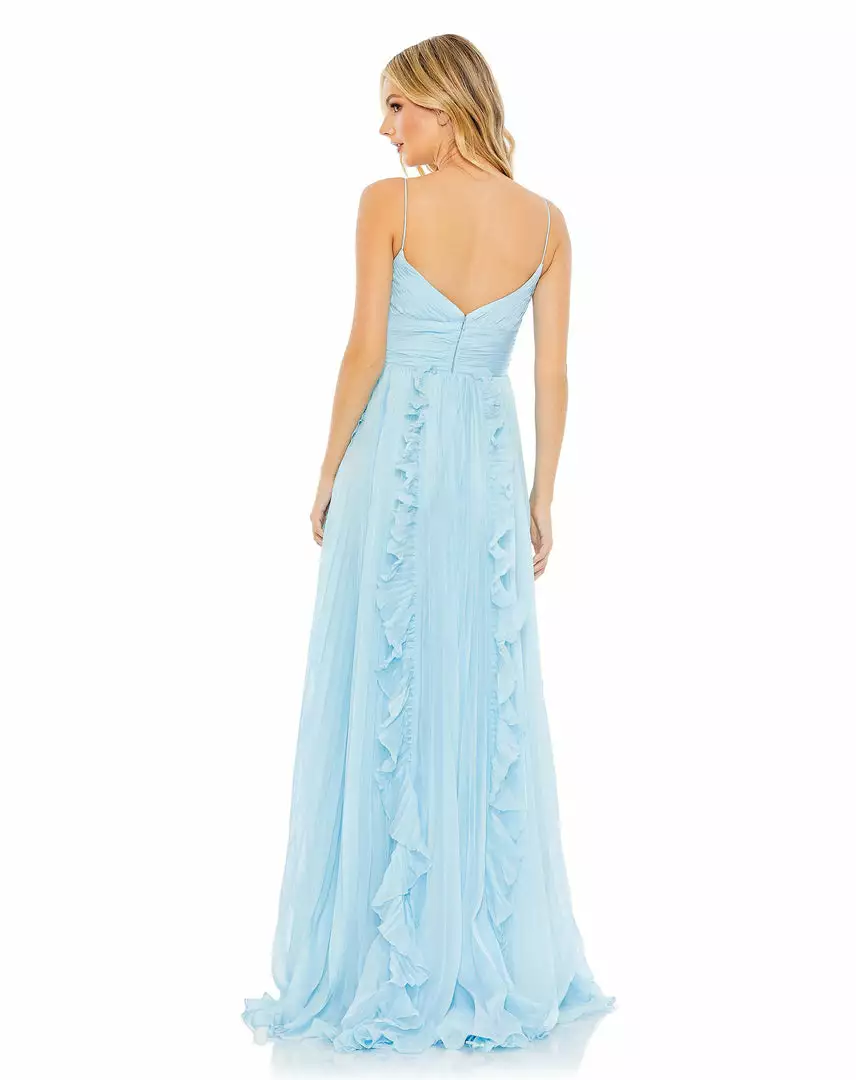 Ieena For Mac Duggal Pleated Sleeveless Flowy Gown Shop For 9 Ieena For Mac Duggal Pleated Sleeveless Flowy Gown Shop For