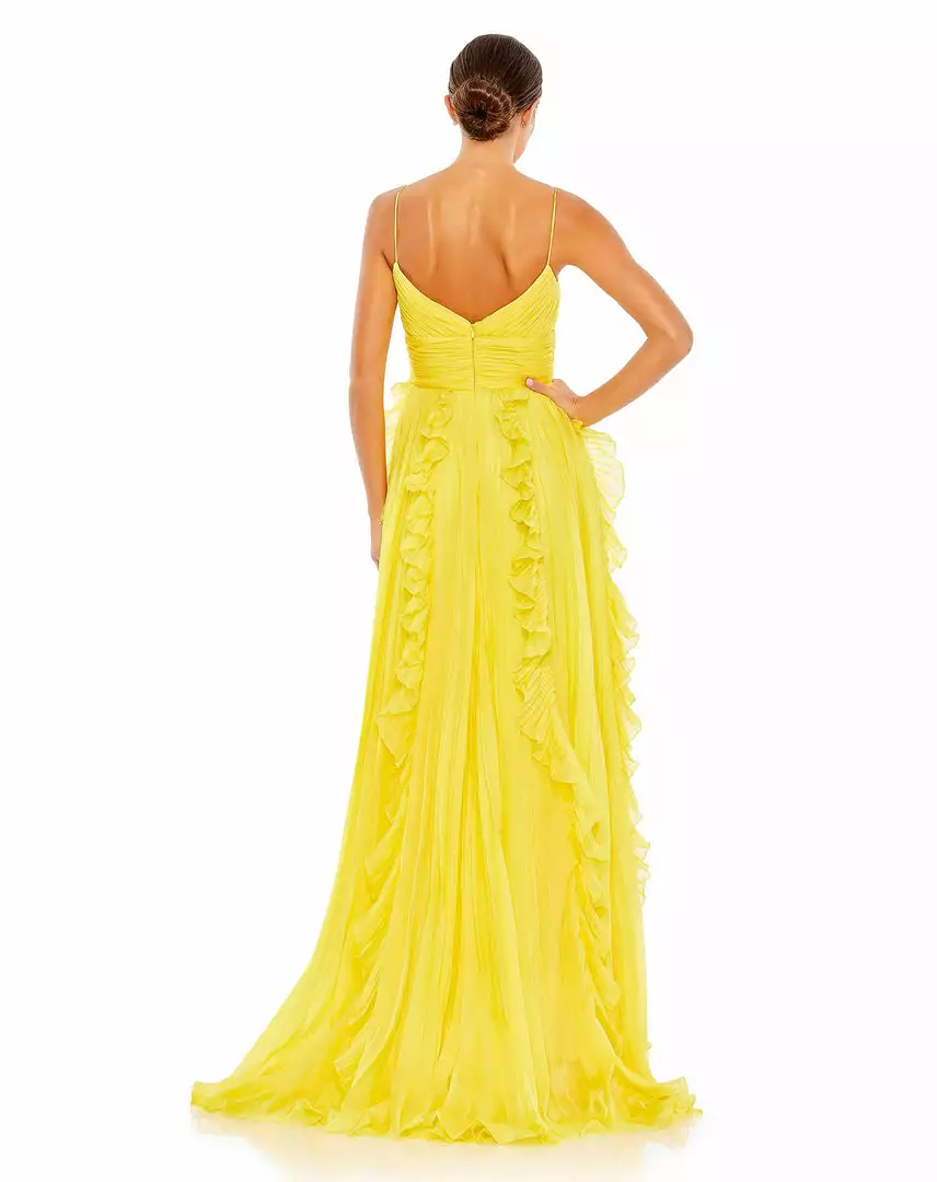 Ieena For Mac Duggal Pleated Sleeveless Flowy Gown Shop For 2 Ieena For Mac Duggal Pleated Sleeveless Flowy Gown Shop For