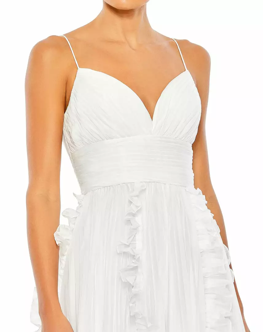 Ieena For Mac Duggal Pleated Sleeveless Flowy Gown Shop For 14 Ieena For Mac Duggal Pleated Sleeveless Flowy Gown Shop For