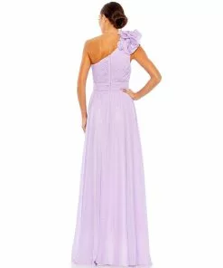 Mac Duggal Polka Dot Ruffled One Shoulder Gown Shop For 17 Mac Duggal Polka Dot Ruffled One Shoulder Gown Shop For