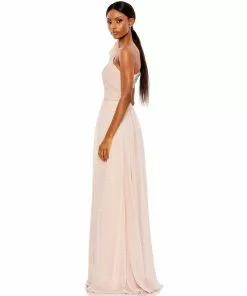 Mac Duggal Polka Dot Ruffled One Shoulder Gown Shop For 23 Mac Duggal Polka Dot Ruffled One Shoulder Gown Shop For