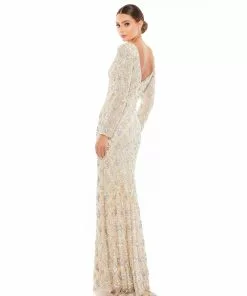 Mac Duggal Geometric Embellished Evening Gown Shop For