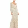 Mac Duggal Geometric Embellished Evening Gown Shop For