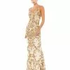 Mac Duggal Shop For Embellished Leaf Evening Gown