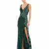 Mac Duggal Beaded Floral Sleeveless Gown Shop For