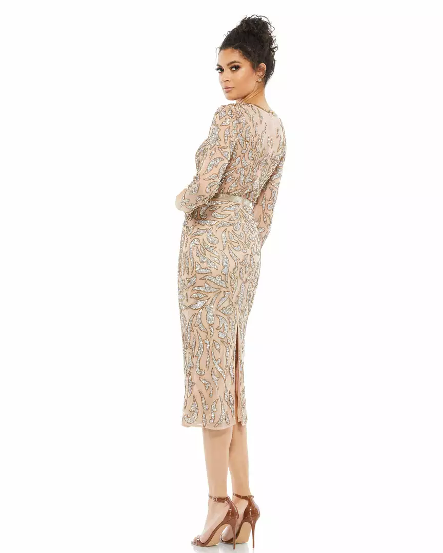 Mac Duggal Shop For Embellished Illusion Sheath Dress 2 Mac Duggal Shop For Embellished Illusion Sheath Dress