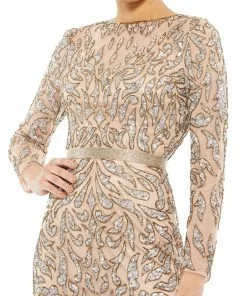 Mac Duggal Shop For Embellished Illusion Sheath Dress 8 Mac Duggal Shop For Embellished Illusion Sheath Dress