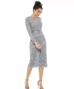 Mac Duggal Shop For Embellished Illusion Sheath Dress 9 Mac Duggal Shop For Embellished Illusion Sheath Dress