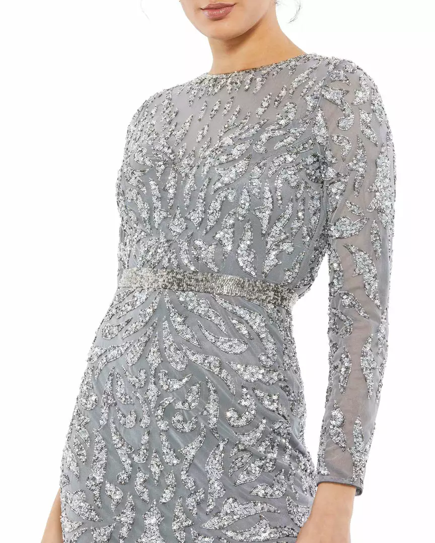 Mac Duggal Shop For Embellished Illusion Sheath Dress 6 Mac Duggal Shop For Embellished Illusion Sheath Dress