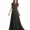 Ieena For Mac Duggal Shop For Black & Gold Embellished A-Line Gown