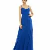 Ieena For Mac Duggal Shop For Sleeveless Scoop Neck Ruffled Hem Gown