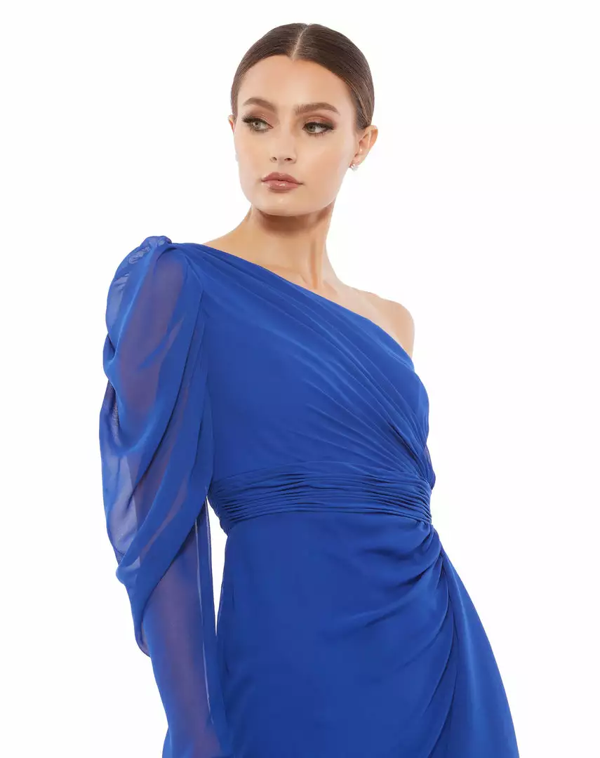 Ieena For Mac Duggal Shop For Asymmetrical Draped One Shoulder Mini Dress 3 Ieena For Mac Duggal Shop For Asymmetrical Draped One Shoulder Mini Dress