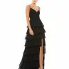 Ieena For Mac Duggal Sleeveless Gown With Ruffled Skirt Shop For