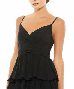 Ieena For Mac Duggal Sleeveless Gown With Ruffled Skirt Shop For