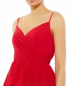 Ieena For Mac Duggal Sleeveless Gown With Ruffled Skirt Shop For