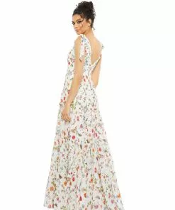 Ieena For Mac Duggal Butterfly Tie Strap Maxi Dress Shop For
