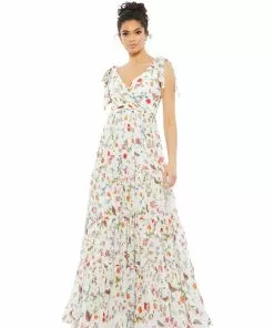 Ieena For Mac Duggal Butterfly Tie Strap Maxi Dress Shop For