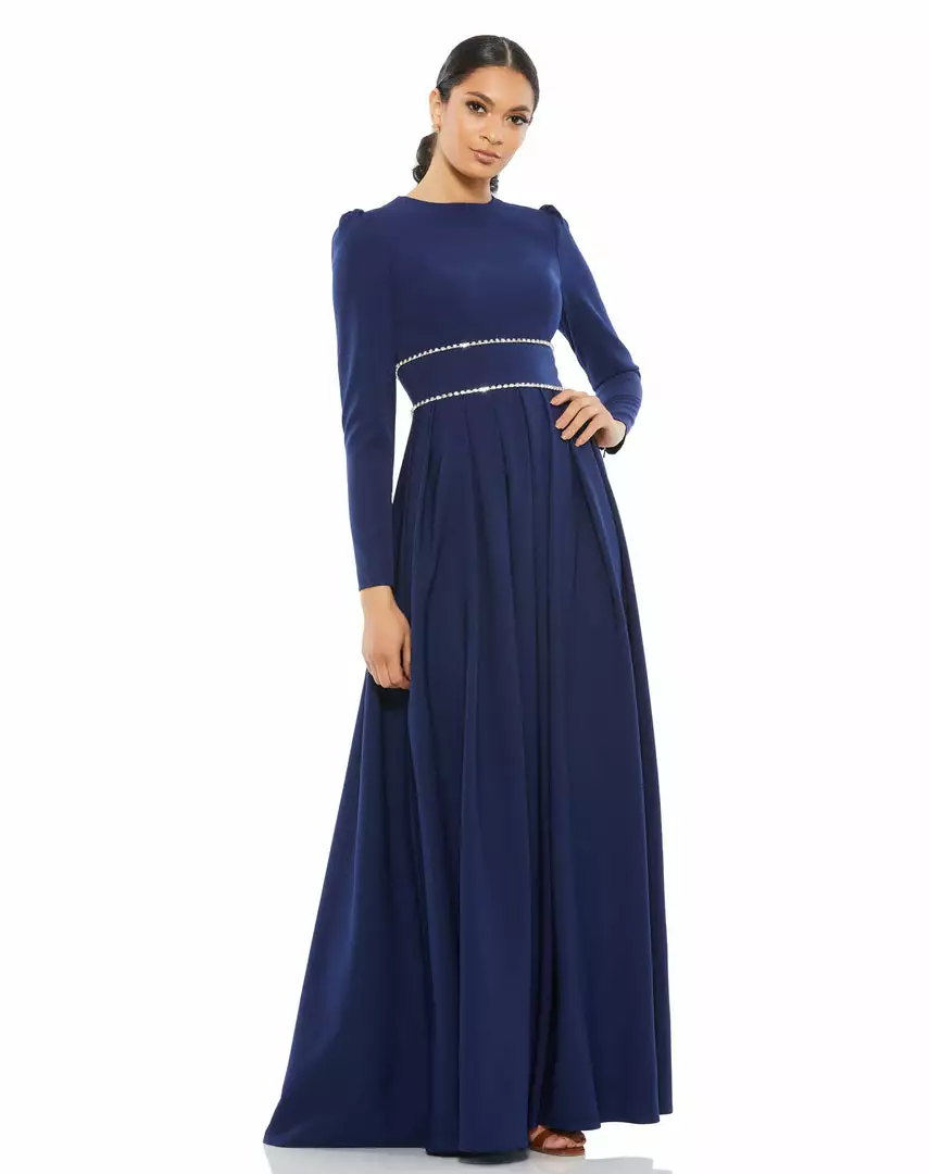 Ieena For Mac Duggal Shop For A-Line Rhinestone Waist Evening Gown 1 Ieena For Mac Duggal Shop For A-Line Rhinestone Waist Evening Gown