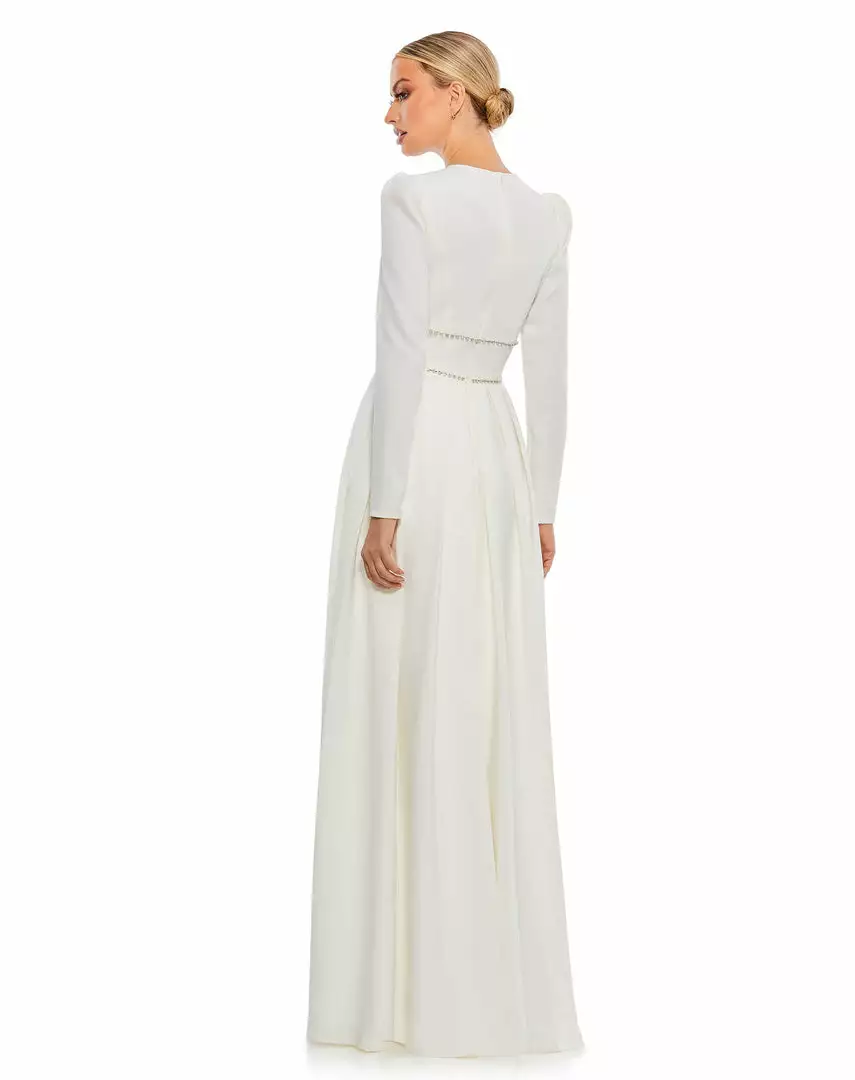 Ieena For Mac Duggal Shop For A-Line Rhinestone Waist Evening Gown 5 Ieena For Mac Duggal Shop For A-Line Rhinestone Waist Evening Gown