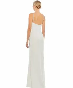 Ieena For Mac Duggal Sweetheart Evening Gown W/ Rhinestone Accents