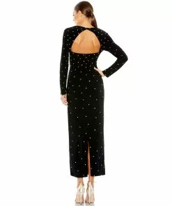 Ieena For Mac Duggal Allover Rhinestone Long Sleeve Dress New Arrivals 13 Ieena For Mac Duggal Allover Rhinestone Long Sleeve Dress New Arrivals