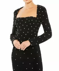 Ieena For Mac Duggal Allover Rhinestone Long Sleeve Dress New Arrivals 14 Ieena For Mac Duggal Allover Rhinestone Long Sleeve Dress New Arrivals