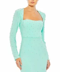 Ieena For Mac Duggal Allover Rhinestone Long Sleeve Dress New Arrivals 11 Ieena For Mac Duggal Allover Rhinestone Long Sleeve Dress New Arrivals