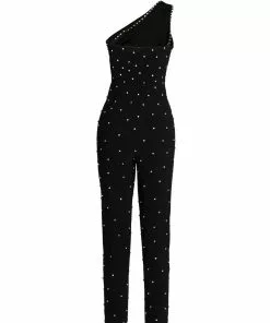 MAC Jumpsuits & Rompers All Over Rhinestone One Shoulder Jumpsuit | Sample | Sz. 2 10 MAC Jumpsuits & Rompers All Over Rhinestone One Shoulder Jumpsuit | Sample | Sz. 2