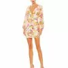 Ieena For Mac Duggal Sequined Floral Long Sleeve Mini Dress Shop For