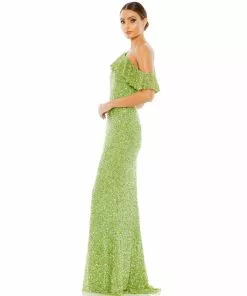 Mac Duggal Shop For Sequined Drop Shoulder Trumpet Gown 17 Mac Duggal Shop For Sequined Drop Shoulder Trumpet Gown