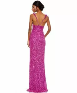 Mac Duggal Embellished Ruffle Strap Trumpet Gown Shop For