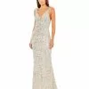 Mac Duggal Embellished Ruffle Strap Trumpet Gown Shop For
