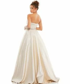 Mac Duggal Metallic Sweetheart Ballgown Shop For