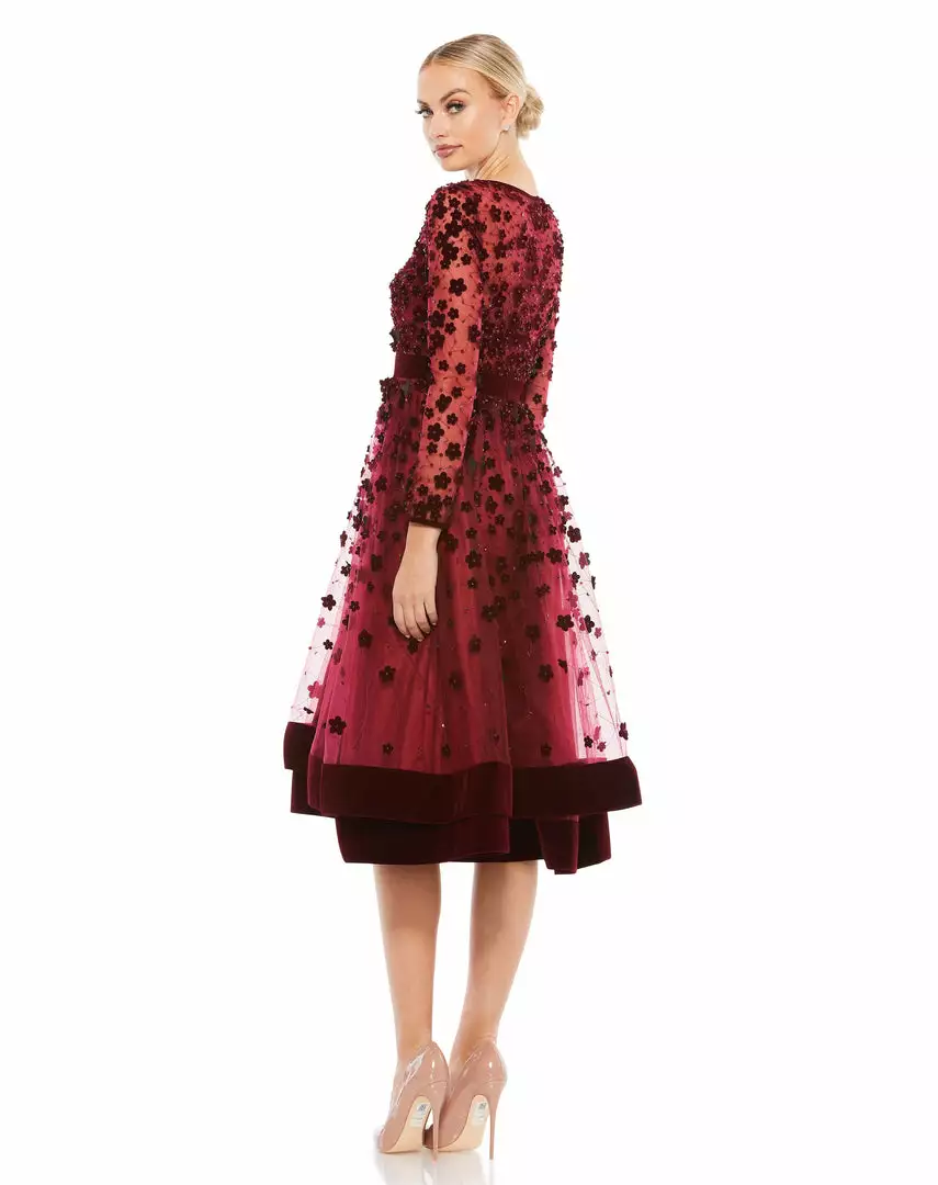 Mac Duggal Shop For Elegant Velvet Floral Cocktail Dress 9 Mac Duggal Shop For Elegant Velvet Floral Cocktail Dress