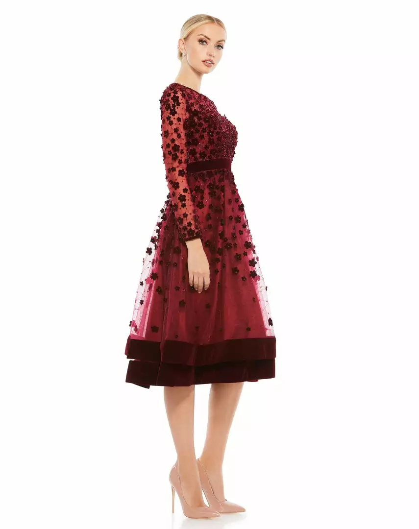 Mac Duggal Shop For Elegant Velvet Floral Cocktail Dress 8 Mac Duggal Shop For Elegant Velvet Floral Cocktail Dress