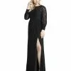 Mac Duggal Sequin Lace Black Evening Gown (Plus) Shop For