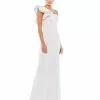 Ieena For Mac Duggal One Shoulder Ruffled Mermaid Gown Shop For