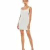 Ieena For Mac Duggal Fitted Sleeveless Beaded Hem Mini Dress Short Dresses