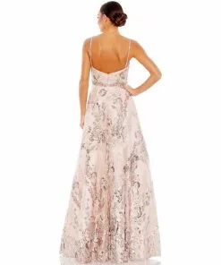 Mac Duggal Embellished A Line Gown With Cutouts Shop For