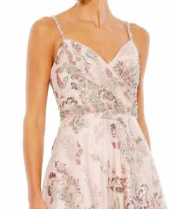 Mac Duggal Embellished A Line Gown With Cutouts Shop For